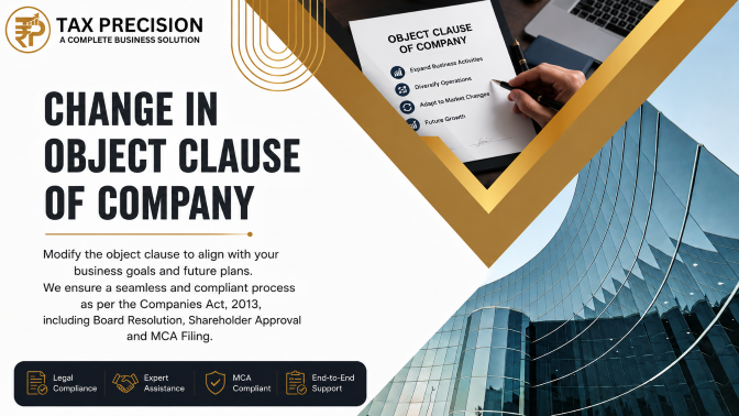 Change in Object Clause of Company