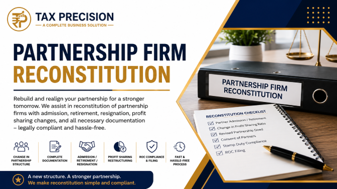 Partnership Firm Reconstitution