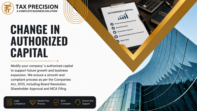 Change in Authorized Capital