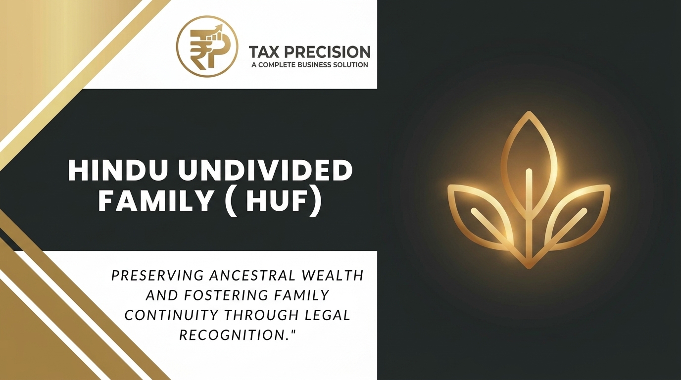 Formation of Hindu Undivided Family (HUF)